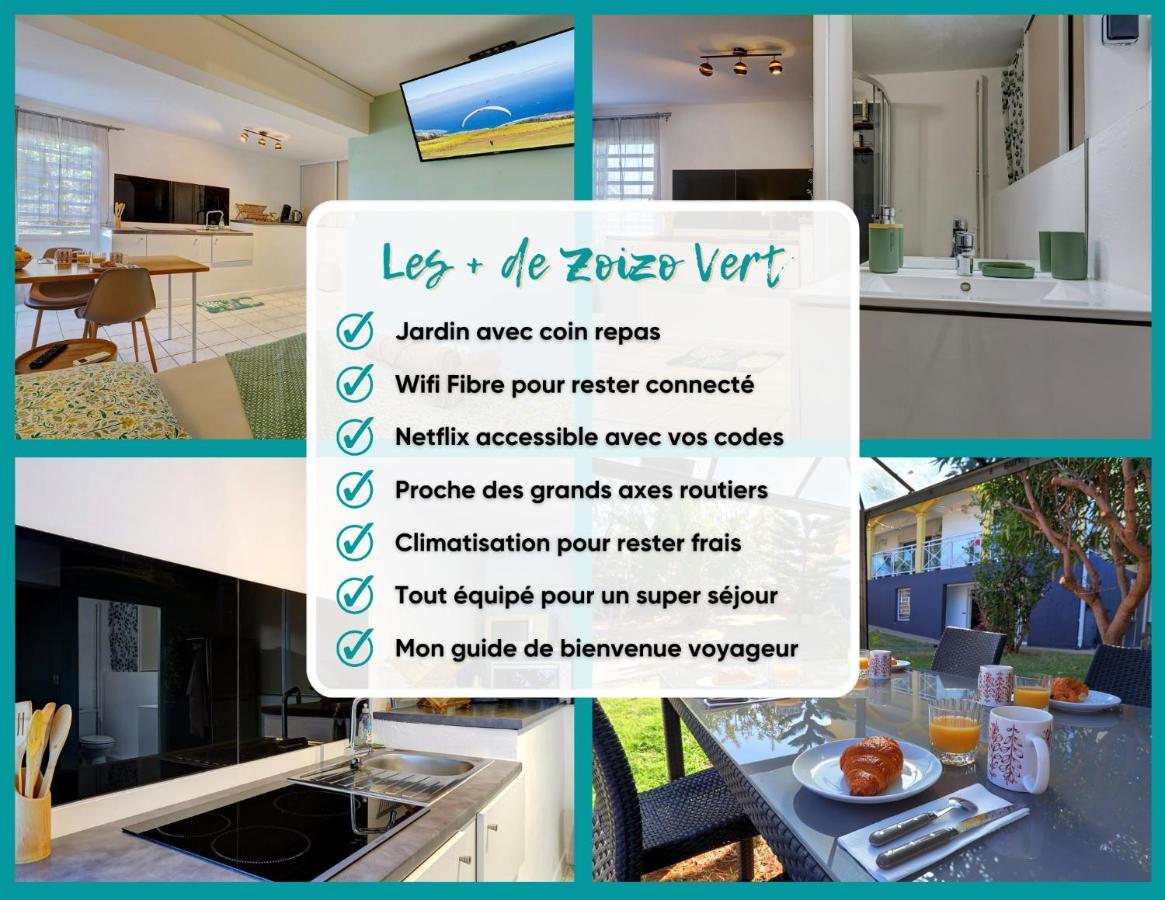 Zoizo Vert - Studio Au Calme Avec Jardin - St Leu Saint-Leu Zewnętrze zdjęcie
